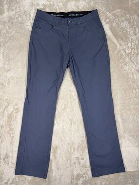 Eddie Bauer Men's Pants Performance Stretch Athletic Hiking Navy - Size 36x32